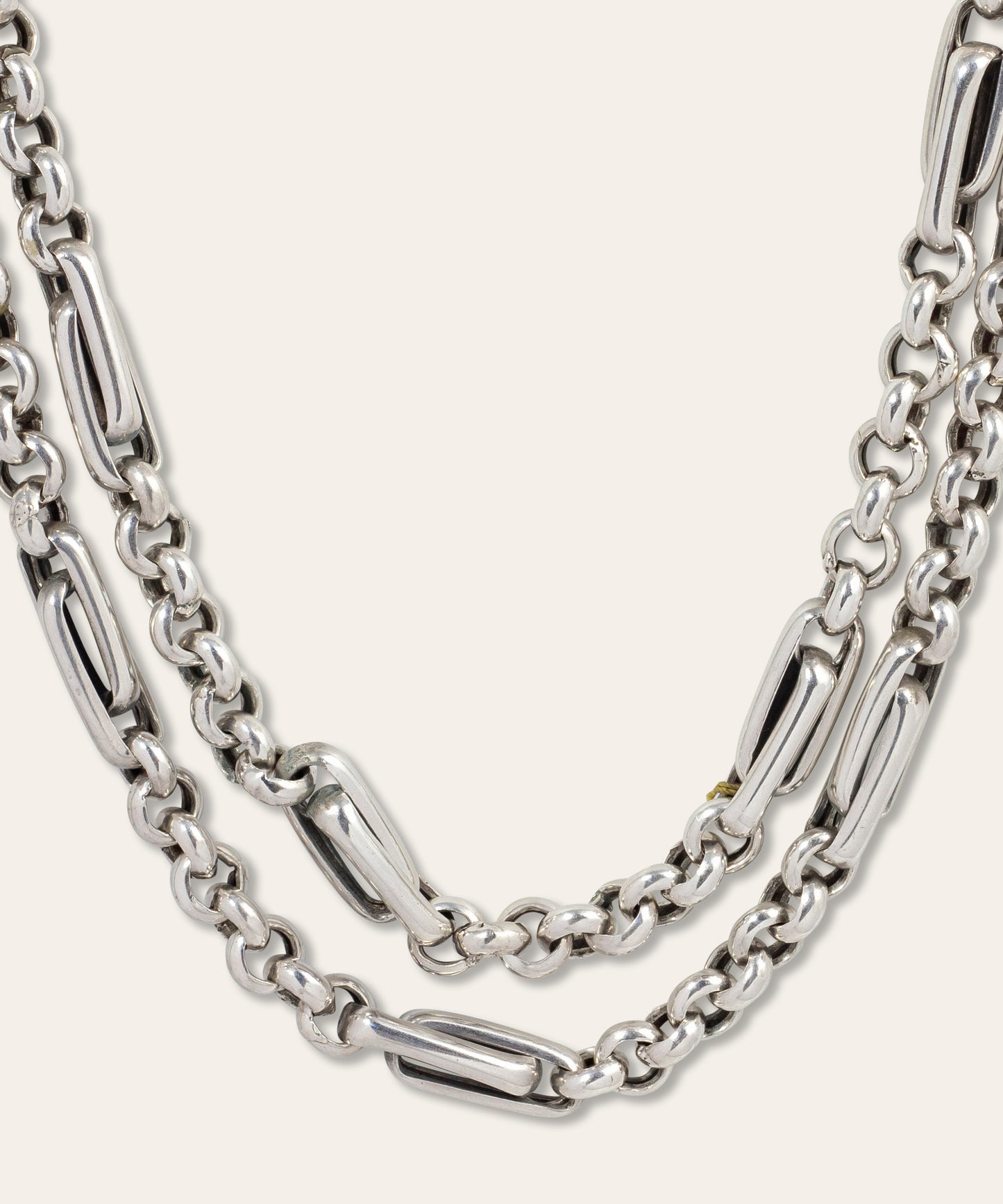 Victorian Sterling Silver Guard Chain