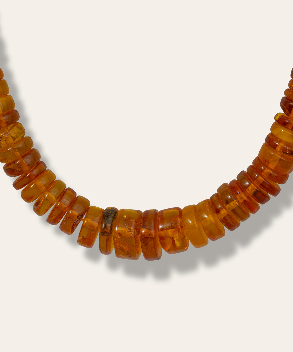 Vintage Baltic Amber Bead Necklace