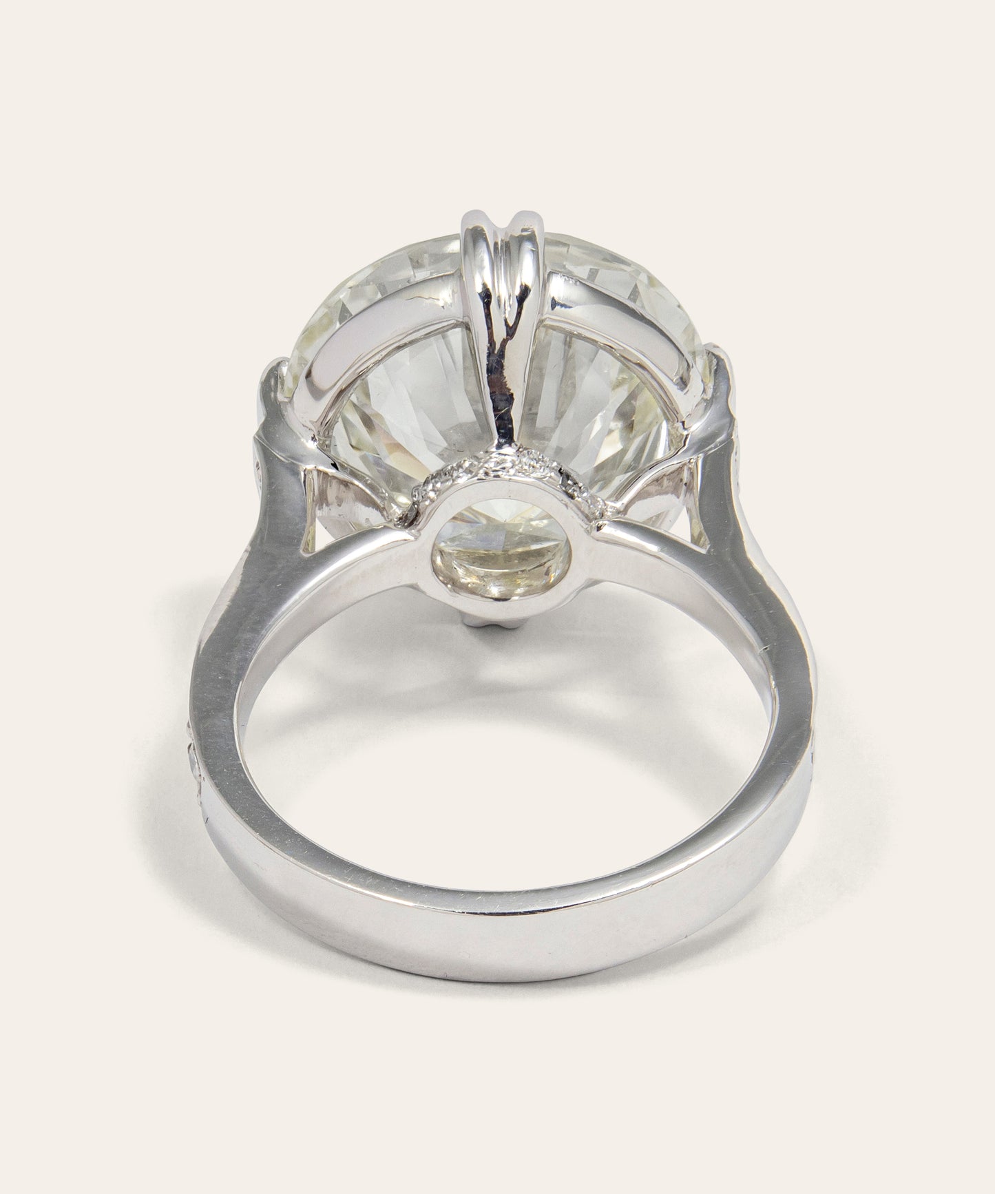 10.10ct Diamond and Platinum Ring