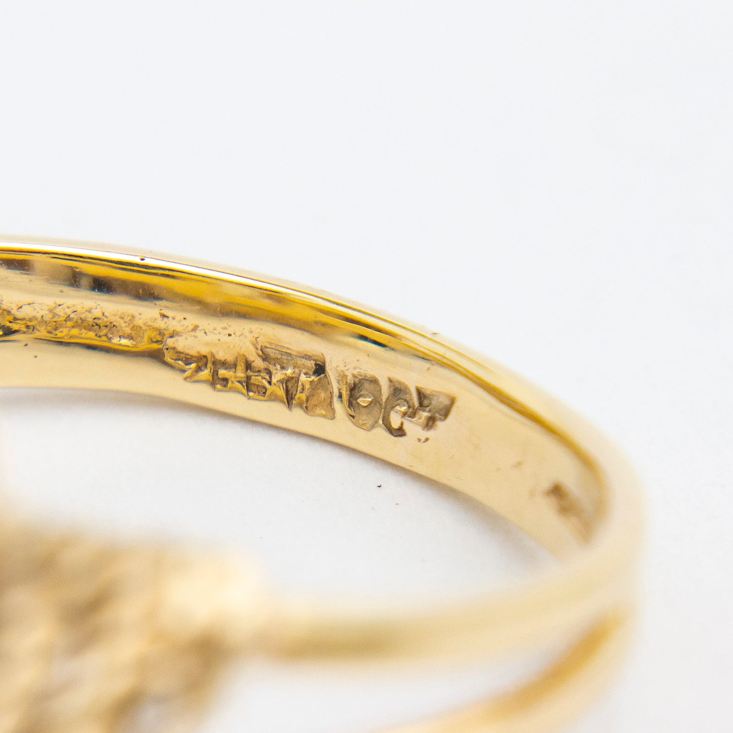 *SOLD* Vintage Yellow Gold & Citrine Cocktail Ring