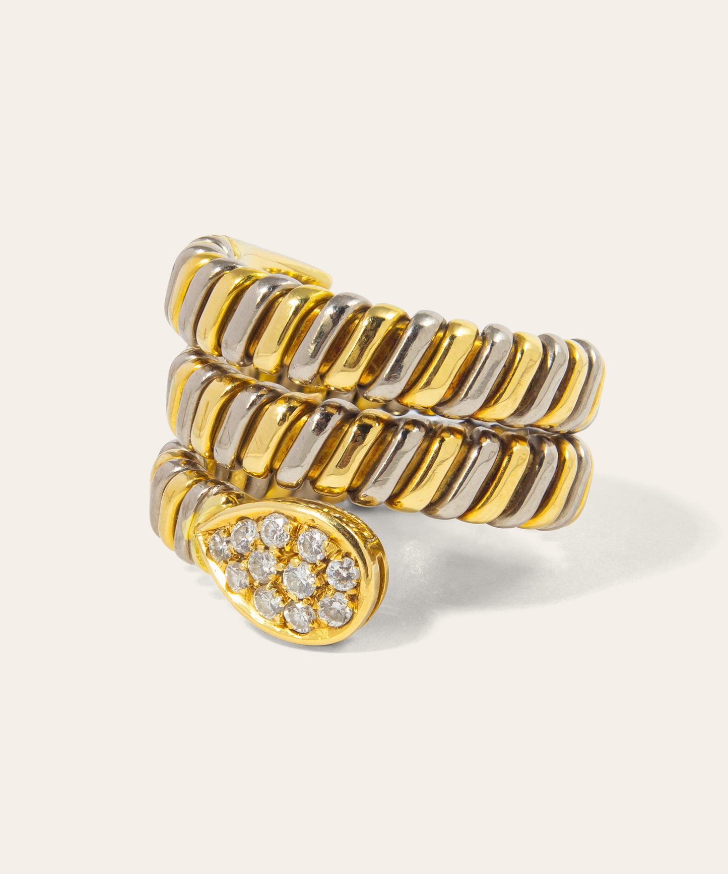 Vintage Tobogas Style Serpent Ring