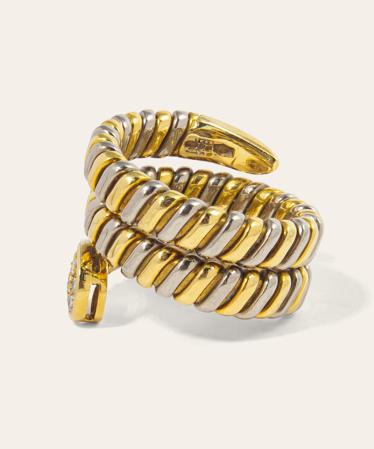 Vintage Tobogas Style Serpent Ring
