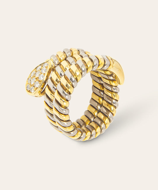 Vintage Tobogas Style Serpent Ring