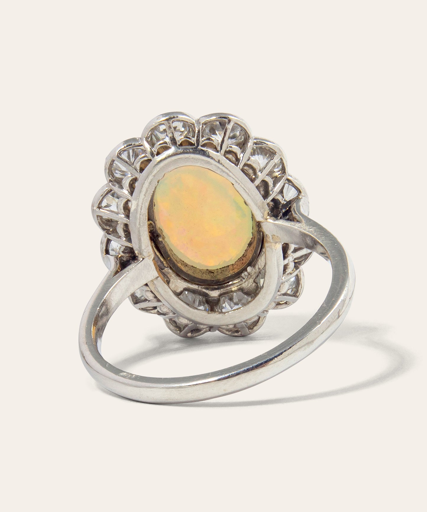 Antique Opal and Diamond Ring