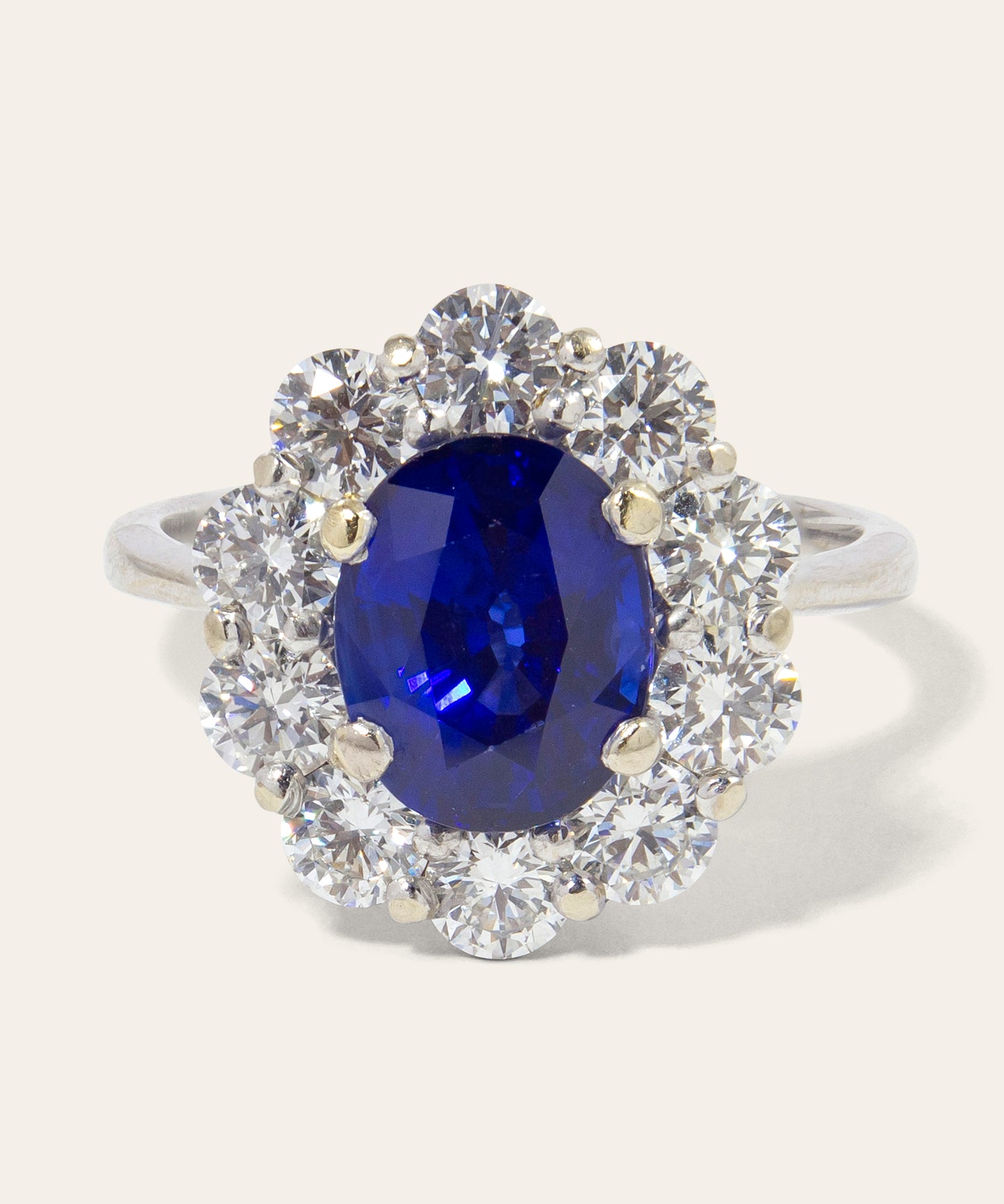 Sapphire and Diamond Ring