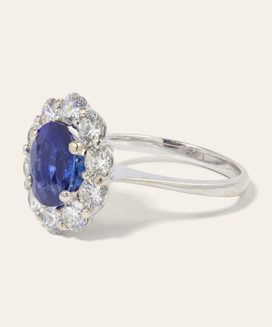Sapphire and Diamond Ring