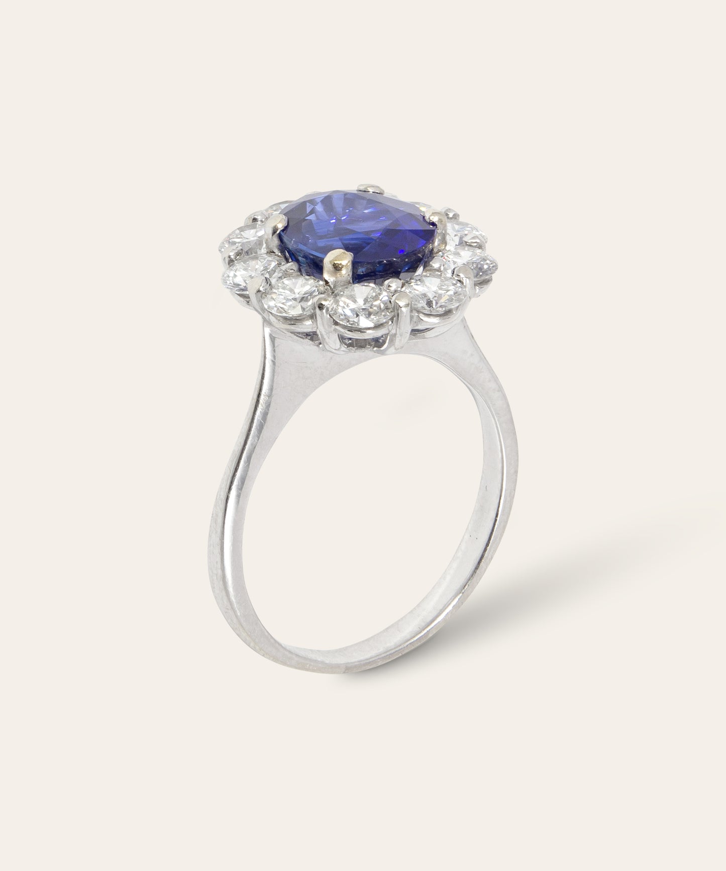 Sapphire and Diamond Ring