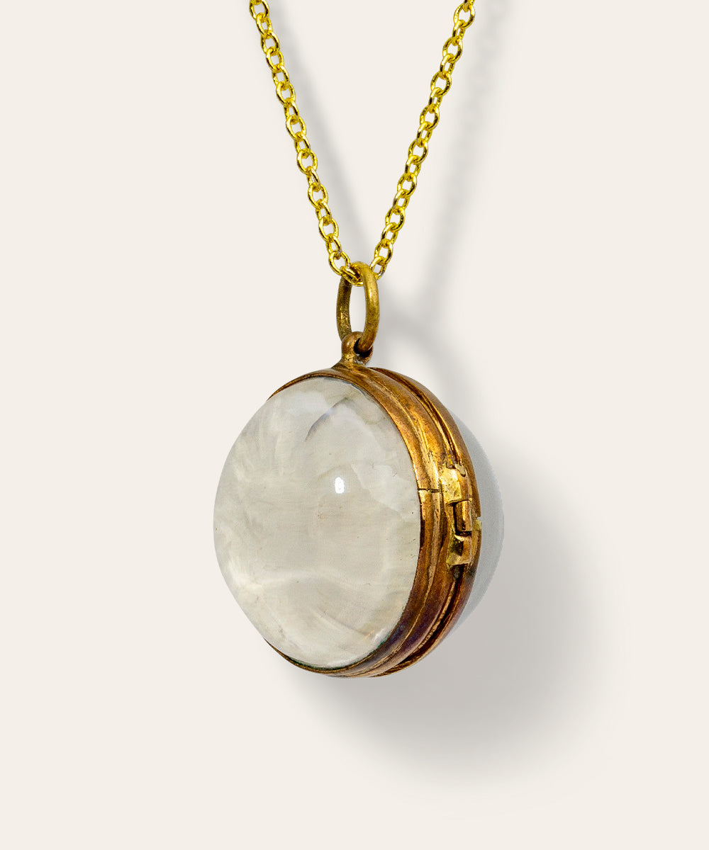 Antique Pool of Light Orb Locket