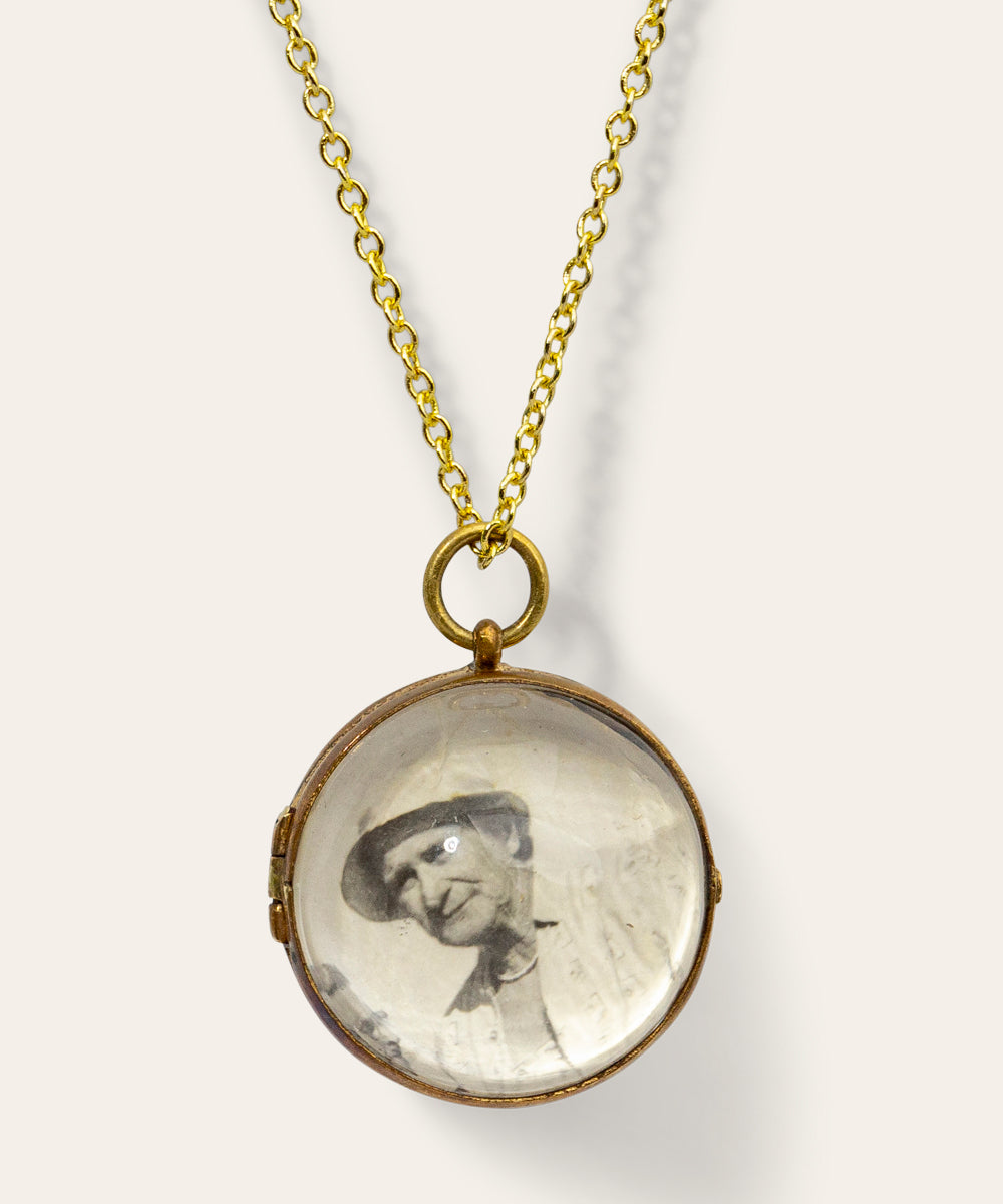 Antique Pool of Light Orb Locket