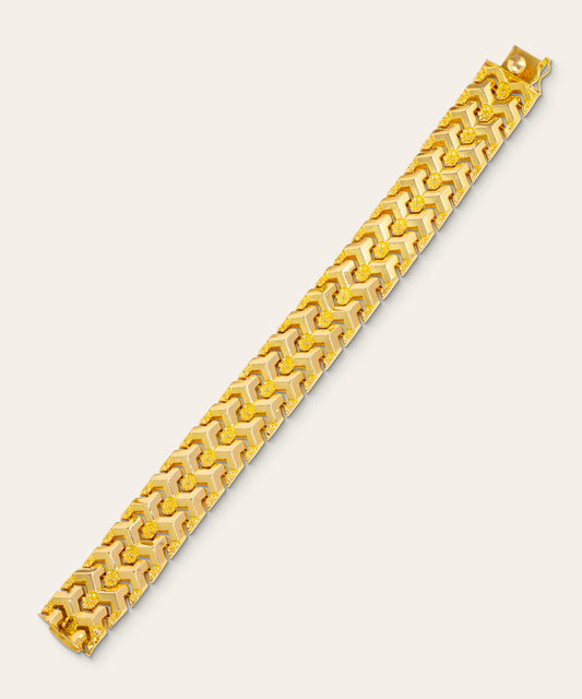 Retro Period 18ct Gold Bracelet