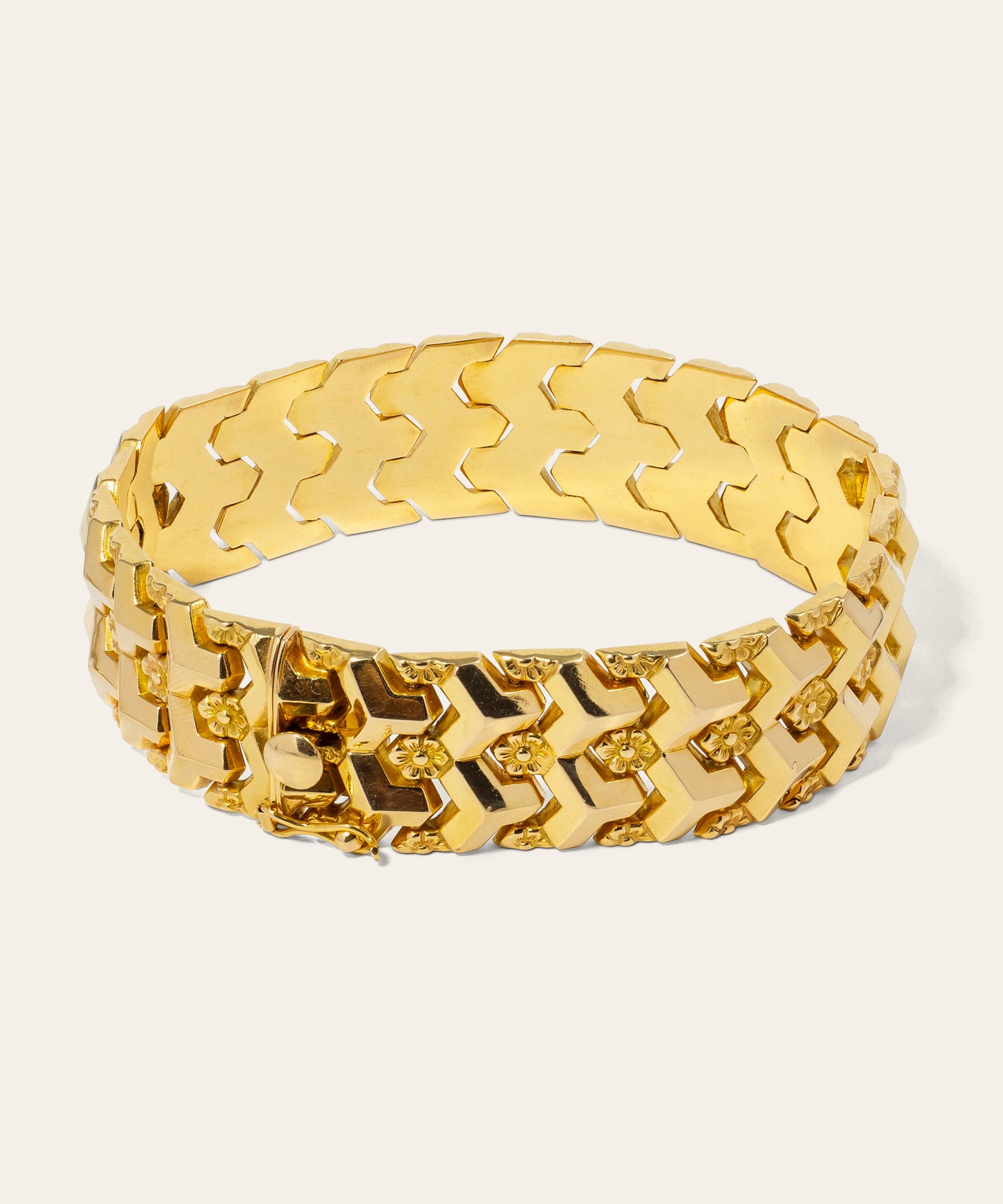 Retro Period 18ct Gold Bracelet