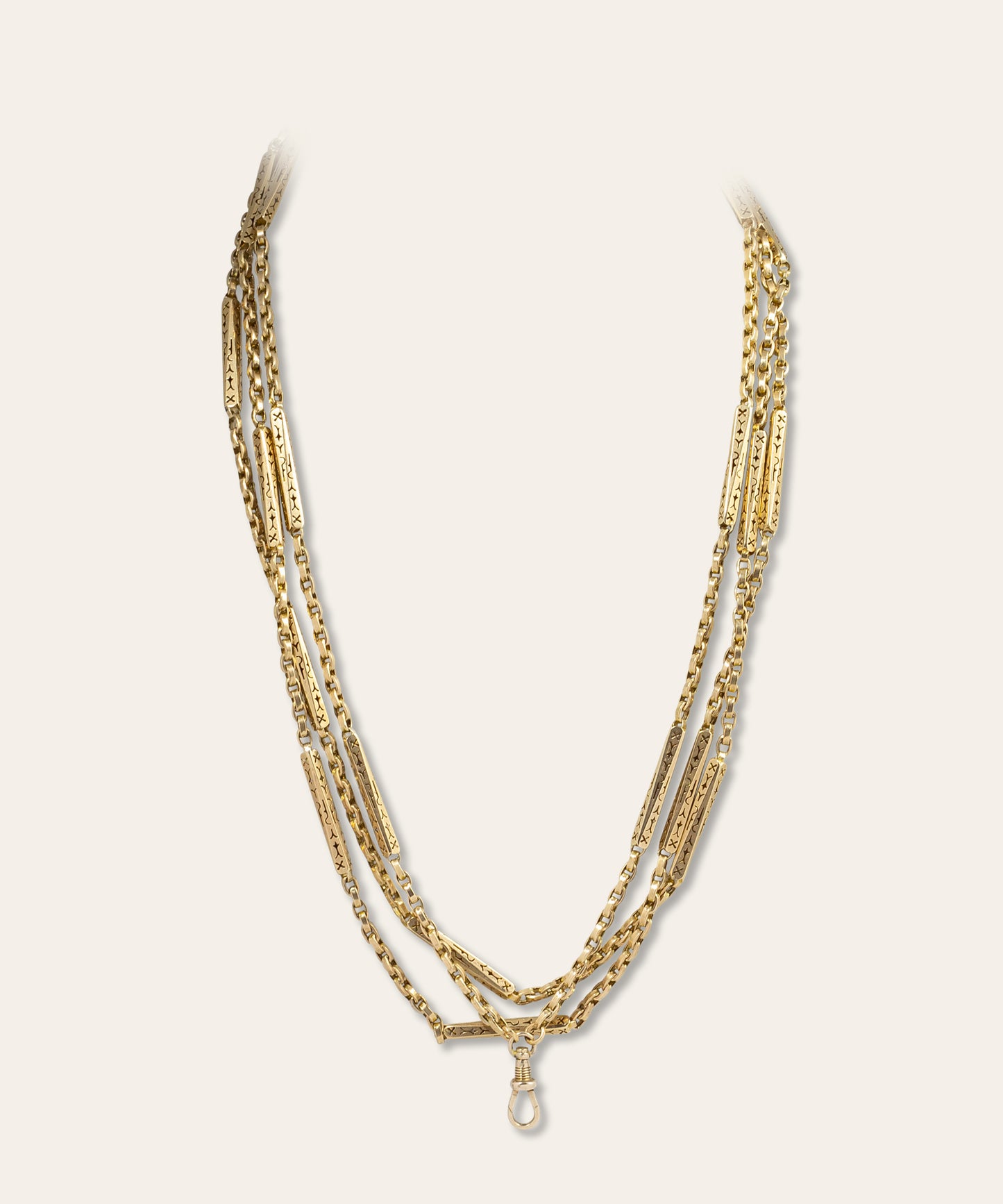 Victorian 9ct Gold Guard Chain