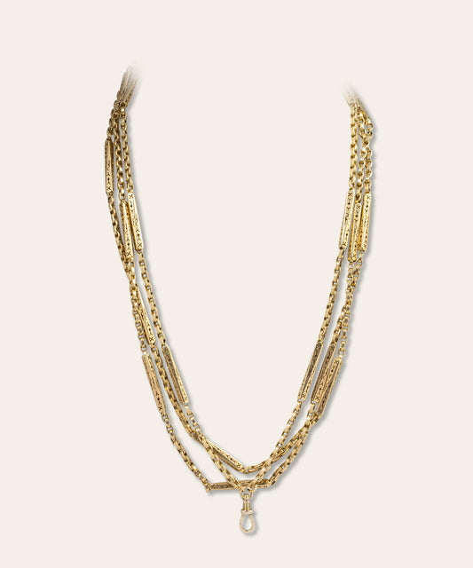 Victorian 9ct Gold Guard Chain
