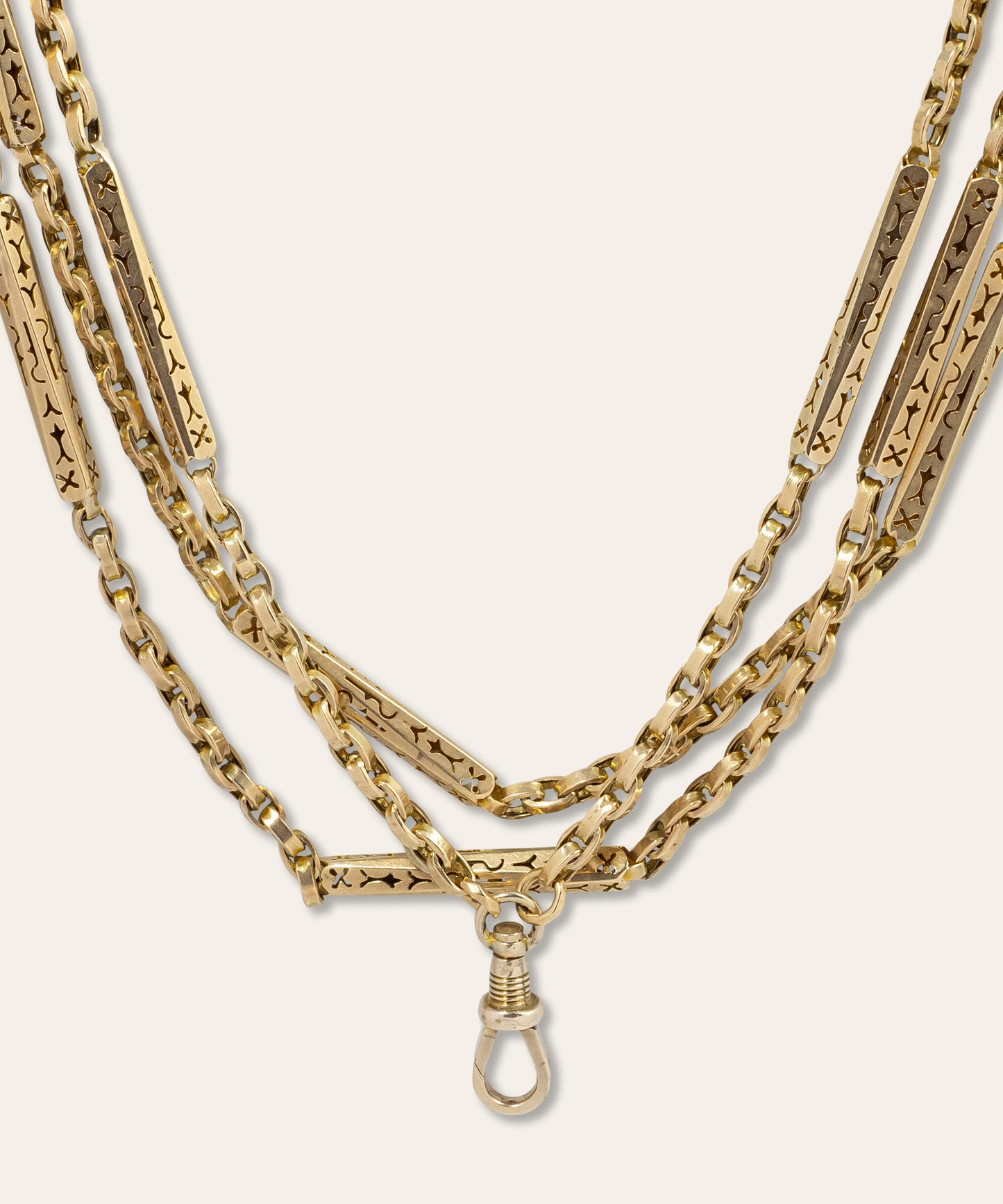 Victorian 9ct Gold Guard Chain