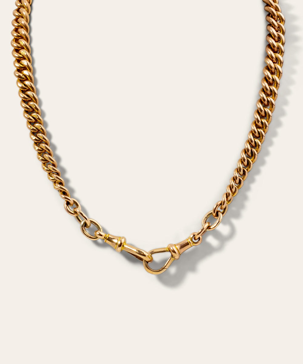 Rose Gold Albert Chain