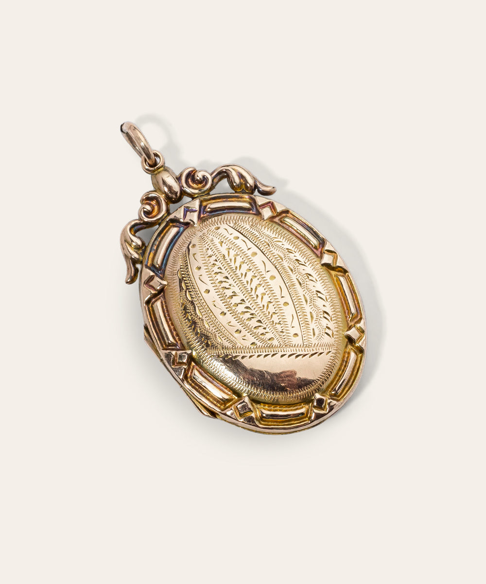 Antique Rose Gold Locket