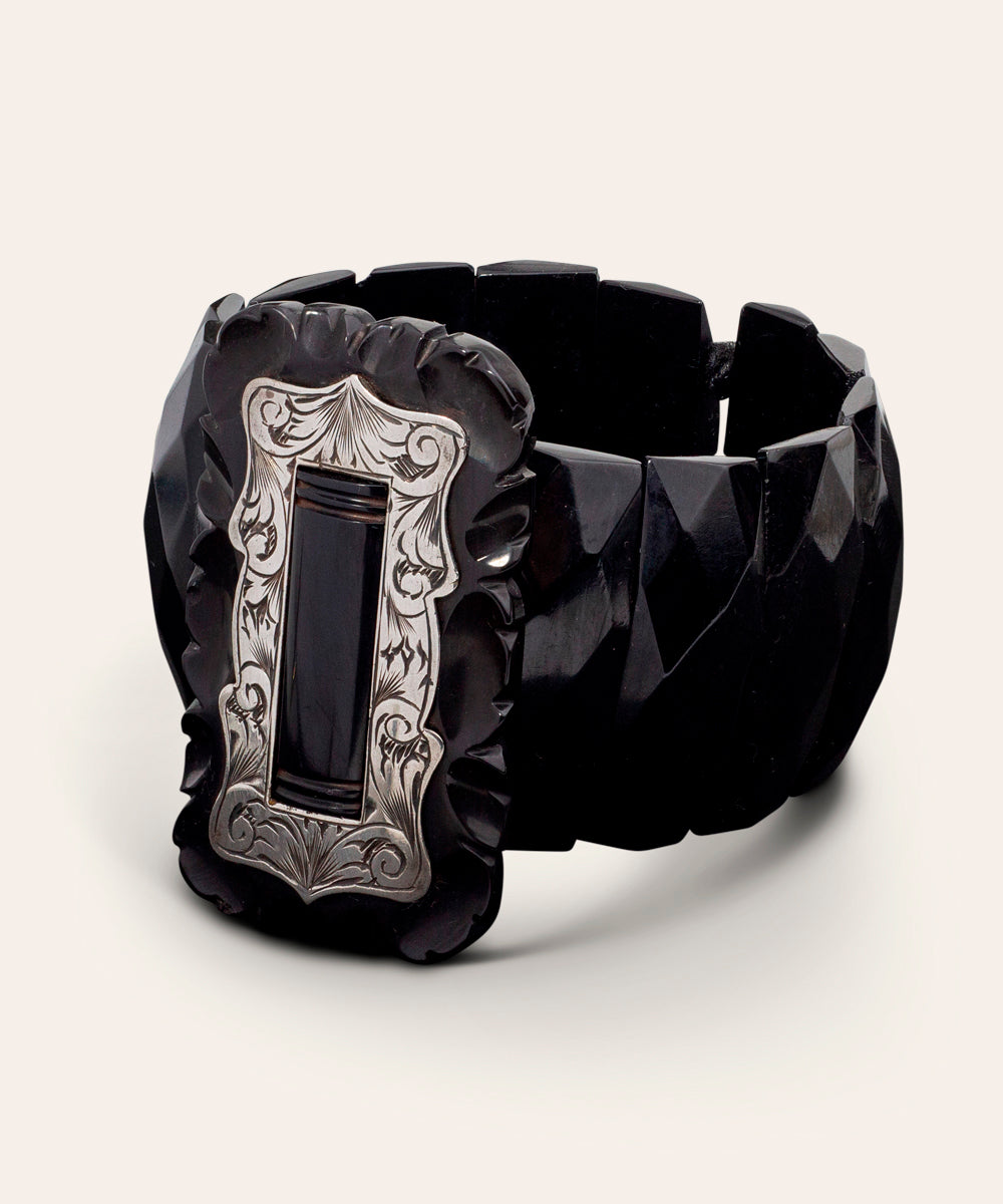 Victorian Whitby Jet Bracelet