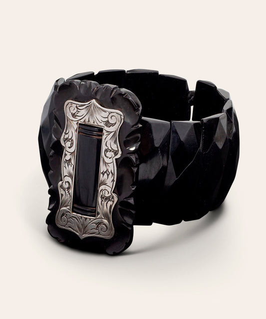 Victorian Whitby Jet Bracelet