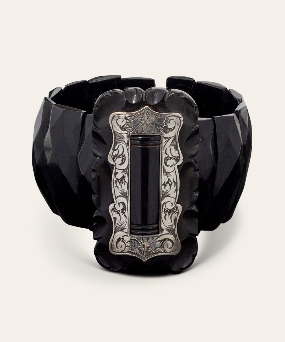 Victorian Whitby Jet Bracelet