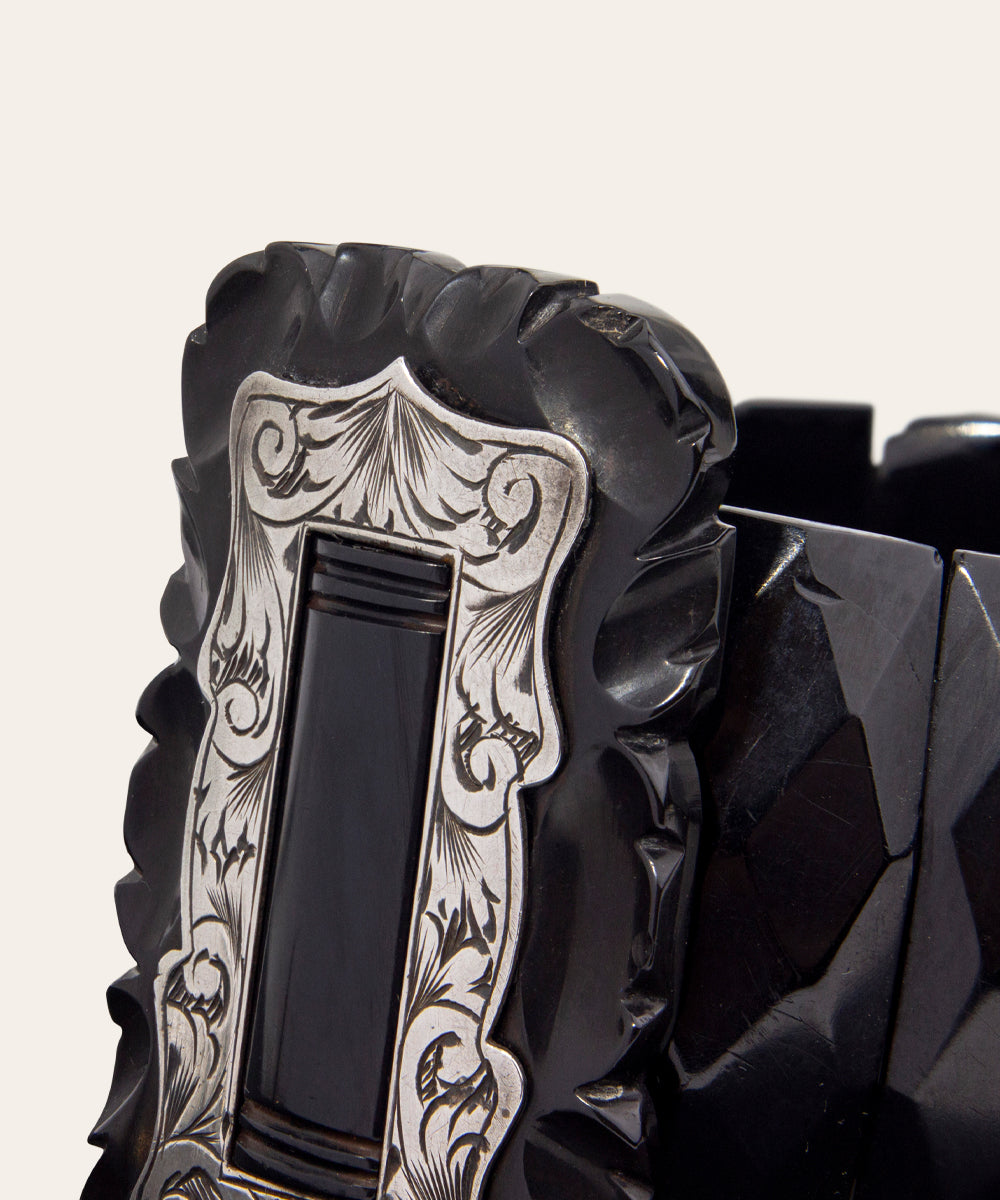 Victorian Whitby Jet Bracelet
