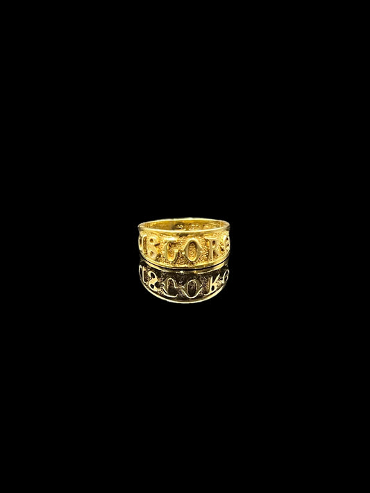 Antique Yellow Gold Victorian "Astore" Ring